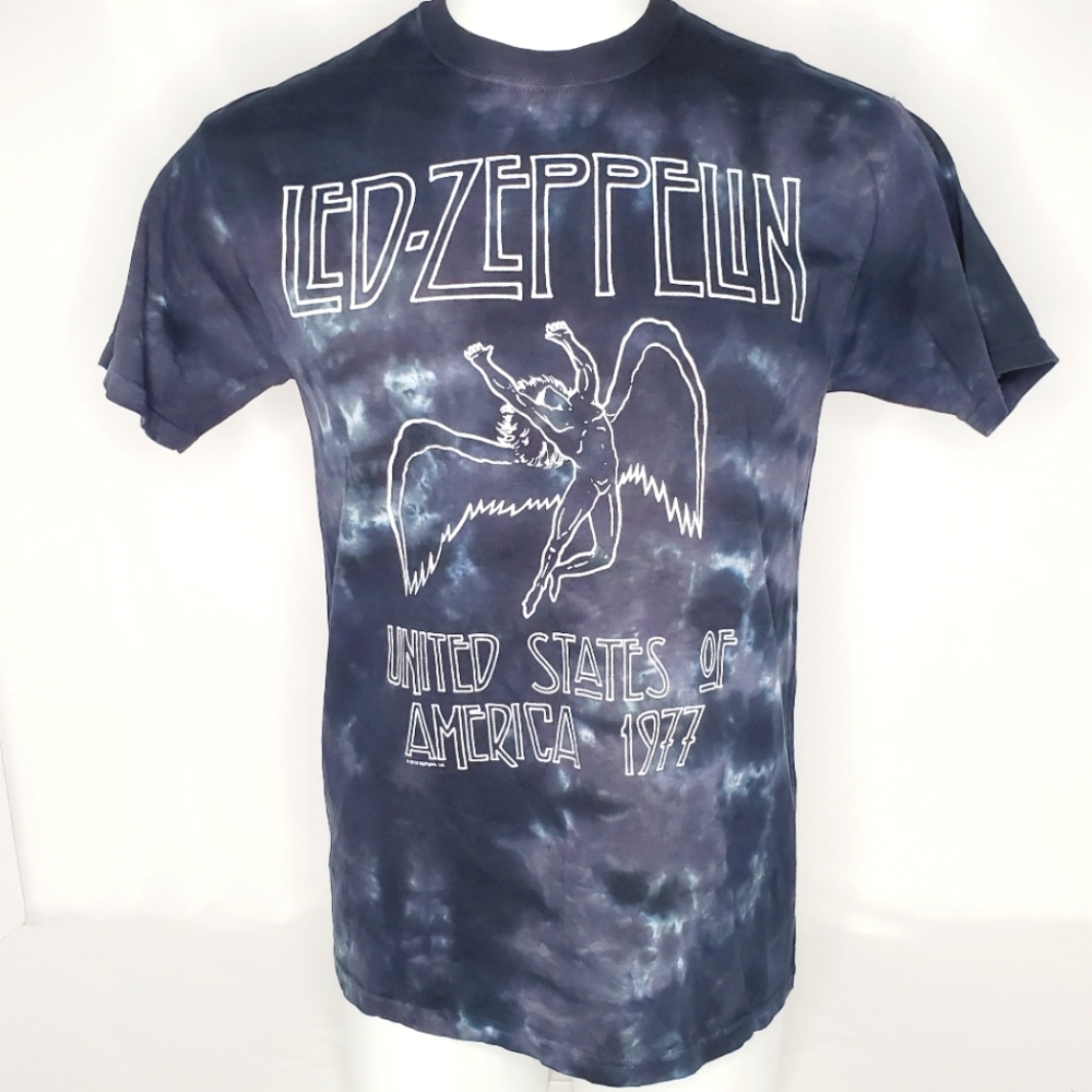 Led-Zeppelin United States of America 1977 Tie Dye Graphic T-Shirt